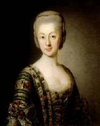 Alexander Roslin Portrait of Sophia Magdalena of Denmark Sweden oil painting artist